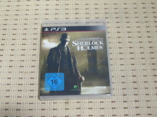 Il testamento di Sherlock Holmes per Playstation 3 PS3 PS 3 *IMBALLO ORIGINALE*
