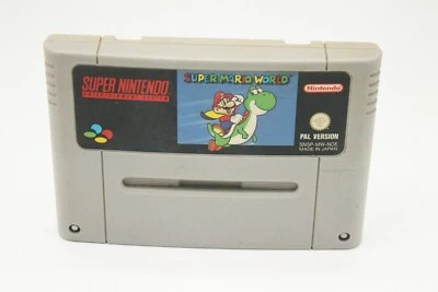 Super Mario World - Super Nintendo SNES Spiel PAL | Modul - Bild 1 von 3
