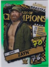2021 Topps Chrome WWE Slam Attax GREEN REFRACTOR (/50)  #162 SAMI ZAYN
