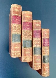 Vie du Maréchal Duc de Villars - seconde édition - 4 tomes - Bosange, 1792 - Picture 1 of 18