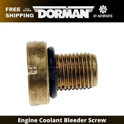 Para 2000-2003 BMW M5 5.0L V8 Dorman Motor Tornillo de purga de refrigerante 2001 2002 Foto 1 de 4