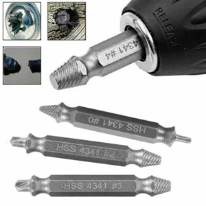 5PCS Damaged Screw Extractor Speed Out Drill Bits Tool Set Broken Bolt Remover - Picture 1 of 7
