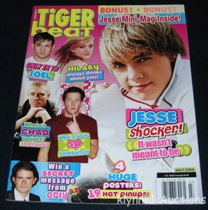 Tiger Beat Magazine July 2005 Simple Plan Good Charlotte Chad Jesse McCartney - Picture 1 of 5