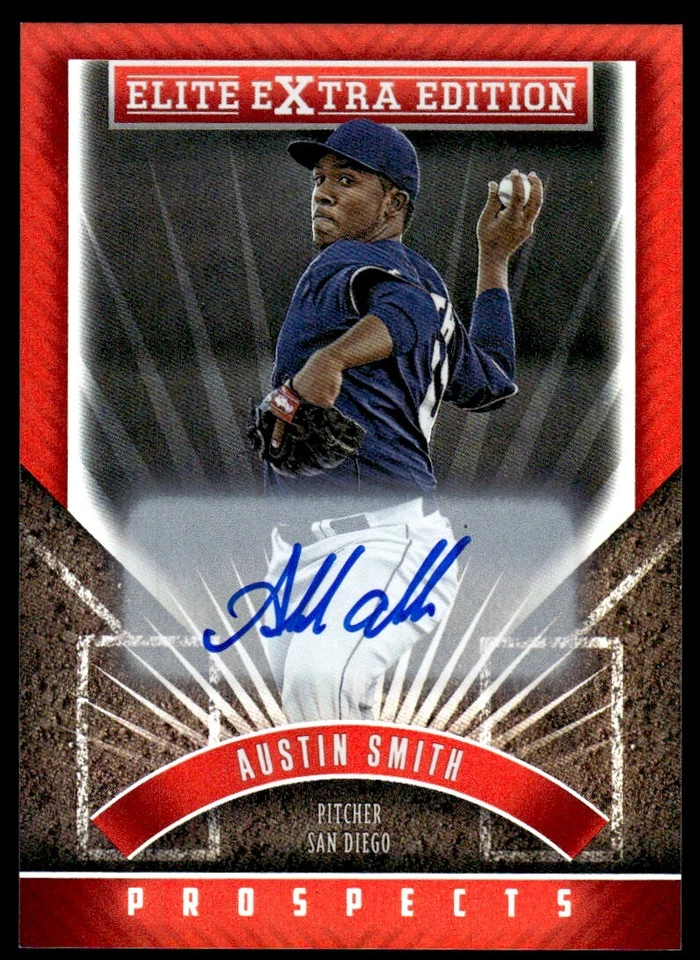 2014 Panini Elite Extra Edition USA Baseball 18U Game Jerseys Austin Smith USA - Image 1 of 2