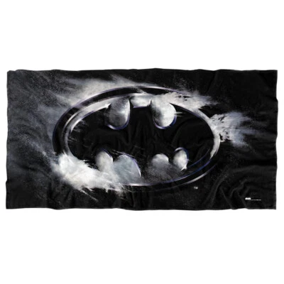 Batman Beach Towel 30"x60" Batman Returns Logo Bat Symbol Microfiber Official - Image 1 of 4