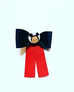 Handgefertigte Haarschleifen - Disney - Mickey and Friends - Mickey #1 Schleife - Bild 1 von 1