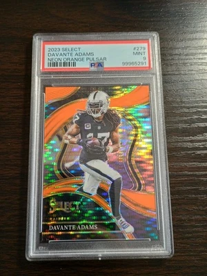2023 Panini Select Club Level Davante Adams #279 Neon Orange Pulsar Prizm/7 🔥 Foto 1 de 2