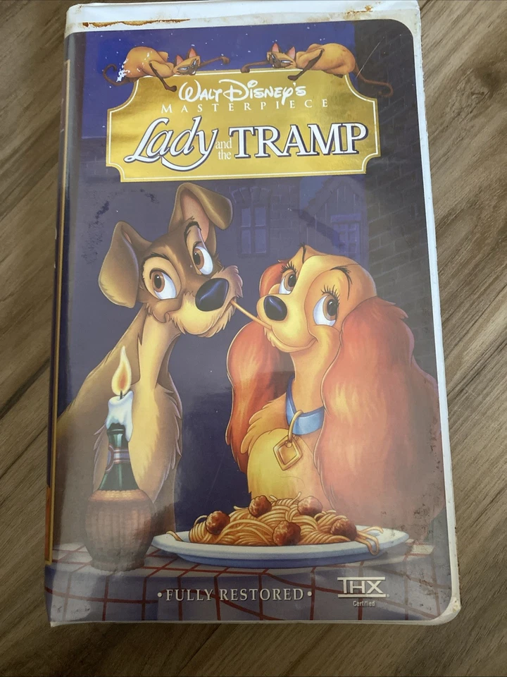 Walt Disney's Masterpiece Lady and the Tramp 1998 VHS Clamshell Edition - Image 1 of 1