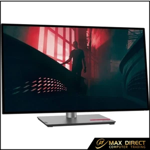 Lenovo ThinkVision P27H-30 27" WQHD LCD Monitor 2560x1440 (16:9) USB-C Docking - Picture 1 of 7