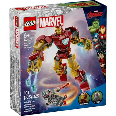 LEGO Marvel Iron Man Mech vs. Ultron Superhero Building Toy Set 76307 Free Ship - Image 1 of 4