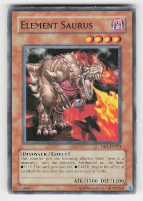 Dark Revelation Volume 3 #DR3-EN074 Element Saurus - Image 1 of 2