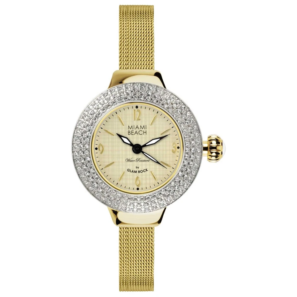 Glam Rock Women's Miami Beach Swiss Made Gold Quartz 36mm Watch MBD27180 - image 1 of 1