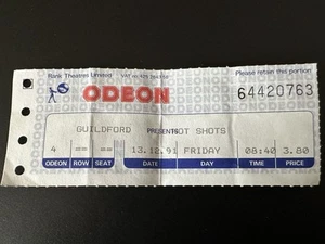 Hot Shots Odeon Cinema Guildford Ticket 13th December 1991 Sheen Golino Bridges - Picture 1 of 2