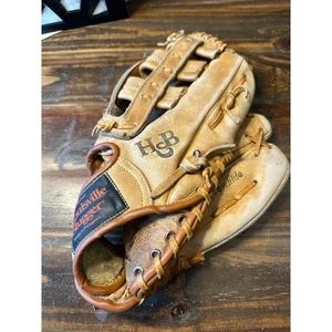 Guante de béisbol Louisville Slugger Super Slugger II HGB grano superior cuero de vaca vintage - Imagen 1 de 12