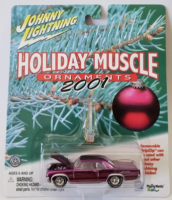 Украшения Johnny Lightning 1964 Pontiac GTO Holiday Muscle 2001 1:64 фиолетовые - Изображение 1 из 4