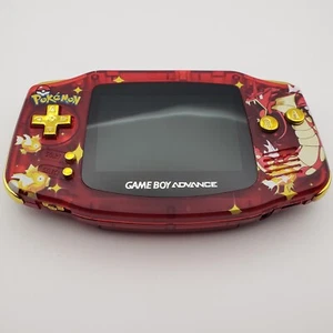 Rojo Gyarados Game Boy Advance Divertido Juego Laminado IPS Pantalla Brillante Pokemon - Imagen 1 de 10