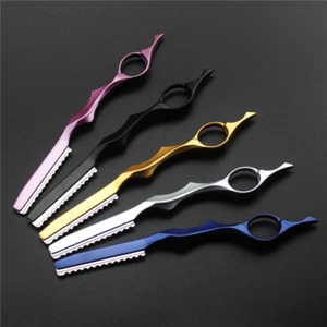 YNR Hair Shaper Pro Hairdressing Hair Cutting Thinning Razor Steel Comb Layer - Picture 1 of 11