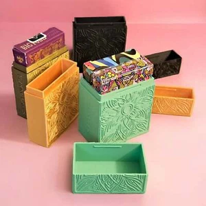 Playing Card Protector Box Hard Plastic Durable Stylish Portable Case - Picture 1 of 7