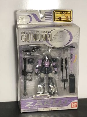 Black Tri Stars Zaku Unit 02 Bandai Gundam Mobile Suit In Action Figure MSIA MIA - Image 1 of 4