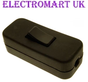 BRAUN IN LINE 2 AMP SCHALTER 2 ODER 3 KERNE FLEXKABEL KABEL TISCH BODENLEUCHTE LAMPE - Bild 1 von 1