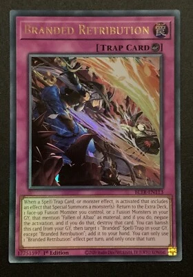 Branded Retribution - BLTR-EN113 - Ultra Rare - 1st Edition - Yugioh TCG - Image 1 of 3