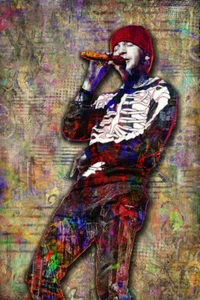 TYLER JOSEPH TWENTY ONE PILOTS 20x30in Poster, 21 Pilots Tribute Free Shipping - Picture 1 of 5