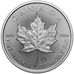 CANADA 5 Dollars Argent 1 Once Maple Leaf 2025 - Bild 1 von 3