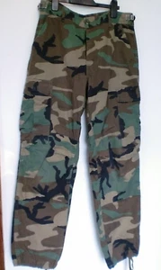 British Army Combat Trousers Small Short Woodland Camouflage Cargohose - Bild 1 von 17