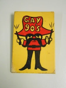 Vintage Pin Knopf Gay 90er Yosemite Sam? Lenker Schnurrbart 2x3 Zoll - Bild 1 von 2