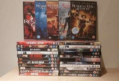 28 Horror Franchises Dvd Horror Bundle. Resident Evil Jason X Final Destination  - Image 1 of 4