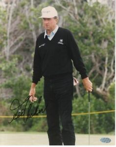 George Archer signed 8x10 PGA Golf Photo (deceased)- Mounted Memories Hologram