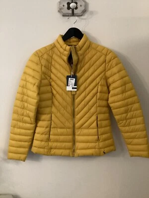 BNWT Ladies Joules Antique Gold Elodie Quilted Jacket, UK Size 10, Tagged — 第 1/4 张图片