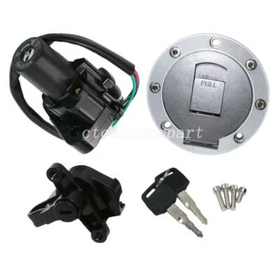 Interruptor de encendido tapa de gas combustible juego de bloqueo de asiento para Yamaha YZF600R 1996-2003 97 98 99 Foto 1 de 4