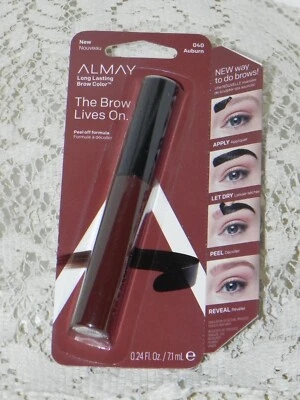 Almay color marrón de larga duración. Fórmula despegable 040 castaño rojizo, 0,24 oz. Foto 1 de 4