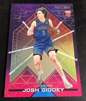 2021-22 Panini Recon Josh Giddey Rookie RC #205 Oklahoma City Thunder - Image 1 of 2