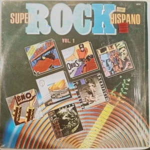 SUPER ROCK HISPANO VOL. 1, FEAT. LUZ / ARIEL ROT / BARON ROJO, 1987 MEXICAN LP - Imagen 1 de 4