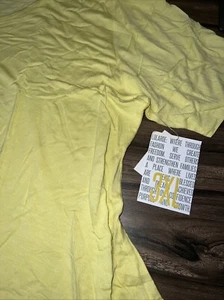 Túnica Completa Lularoe Perfect T Amarillo Sólido 🦄3XL 24/26 XXXL 3X 3X Rayón Spandex - Imagen 1 de 11