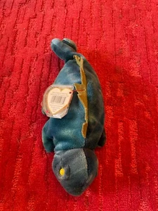 Beanie Baby "Iggy" the Iguana TY originale - ritirato ottime condizioni con etichette - Foto 1 di 4