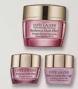 Set of Estee Lauder Resilience Multi-Effect Face + Night + Eye Creme Travel - Picture 1 of 4