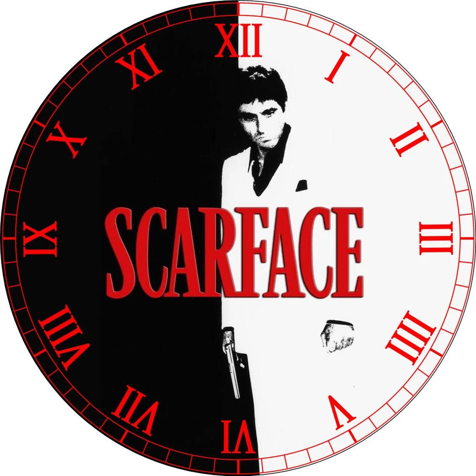 Scarface. CD Clock. With free stand. - Image 1 of 1