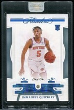 2020-21 Flawless IMMANUEL QUICKLEY Platinum Diamond RC Rookie Card #d 1/1