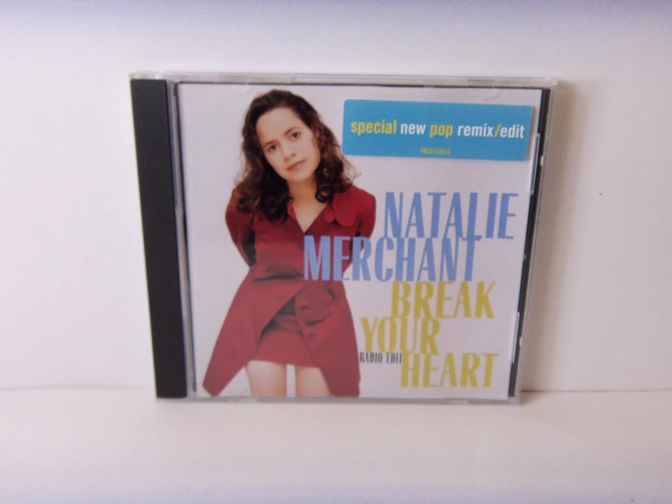 PROMO  CD  SINGLE -  NATALIE MERCHANT "BREAK YOUR HEART" RADIO EDIT 1998 - Image 1 of 3