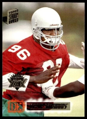 1994 STADIUM CLUB SUPER BOWL XXIX CLYDE SIMMONS ARIZONA CARDINALS #502 Foto 1 de 2
