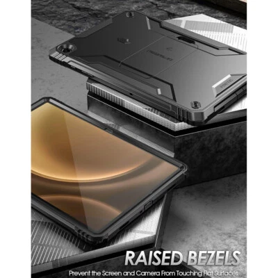 For Samsung Galaxy Tab A9 Plus Tablet Rugged Kickstand Case Screen Cover Black - Image 1 of 4