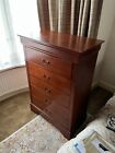 Tall Chest Of Drawers Solid Wood Mahogany 5 Drawers