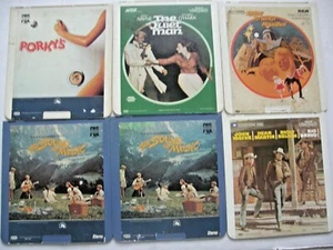 VINTAGE LOT OF 6 CED SELECTA VISION VIDEO DISCS - Picture 1 of 9
