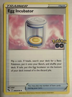 Egg Incubator 066/078 Uncommon Pokemon Go Set Pack Fresh - Image 1 of 2