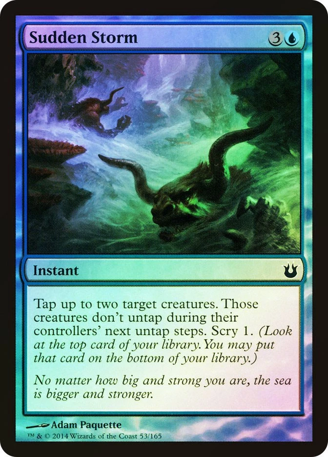 MTG FOIL Sudden Storm  - Born of the Gods #053 - Image 1 of 1