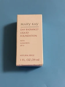 Mary Kay Day Radiance Liquid Foundation w/Sunscreen SPF 8 Natural Beige 0635 NIB - Picture 1 of 6