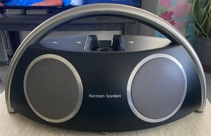 Harman Kardon Go + Play Wireless Bluetooth Speaker Black No Adapter Not Tested - Picture 1 of 9